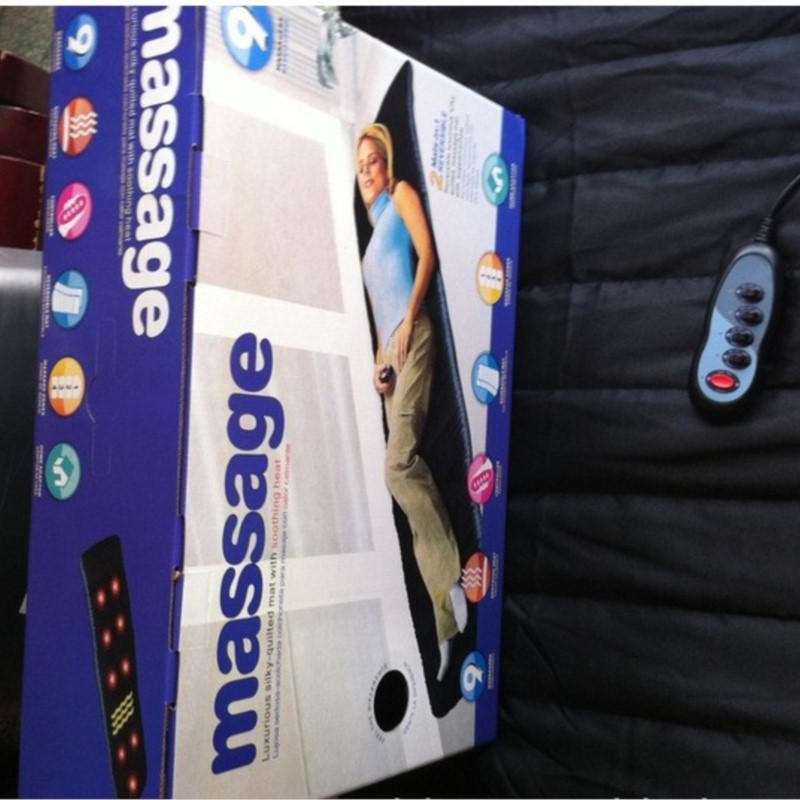 Husholdning i hele kroppen turmalin massage madras opvarmning vibrerende hoved hals elektronisk massage terapi massager sengepude