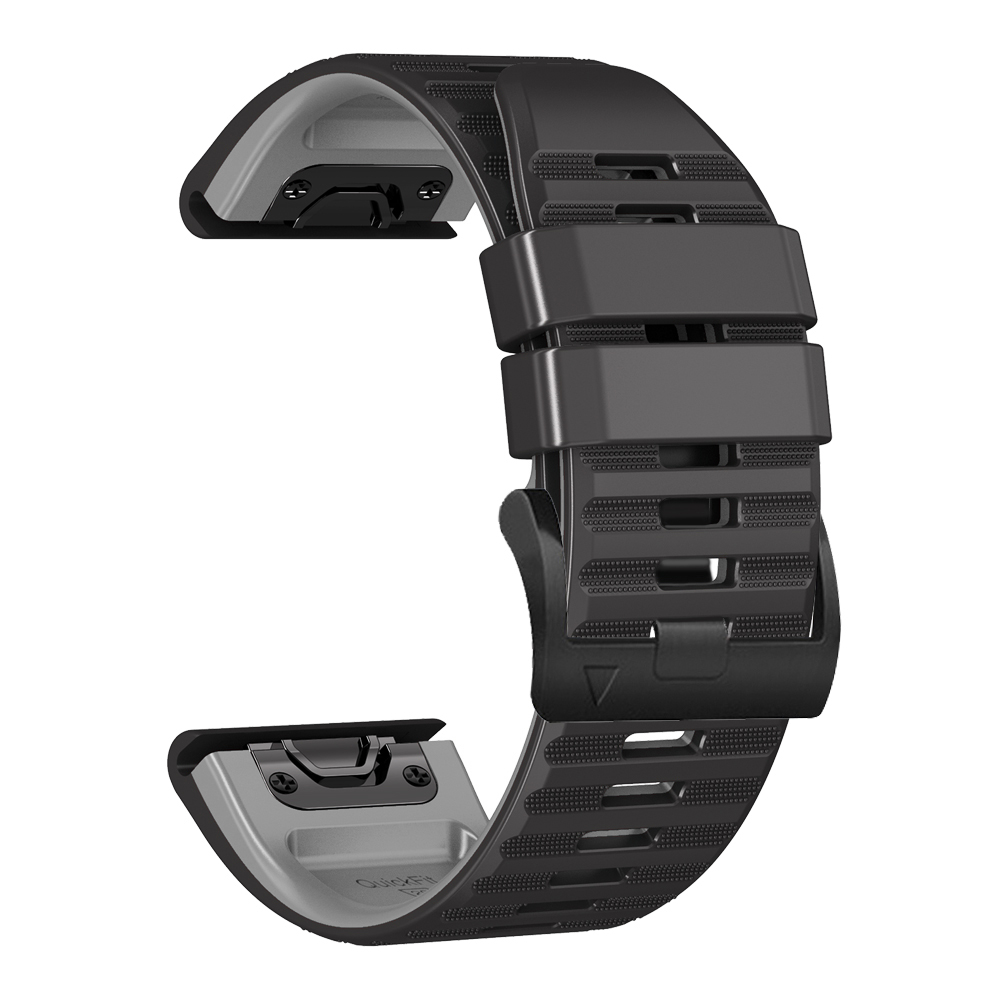 Quickfit-rem til garmin fenix 8 e 7 7x 6x 6 pro 5 5x plus forerunner 965 955 epix pro urrem 26mm 22mm armbånd: Xs / Grå