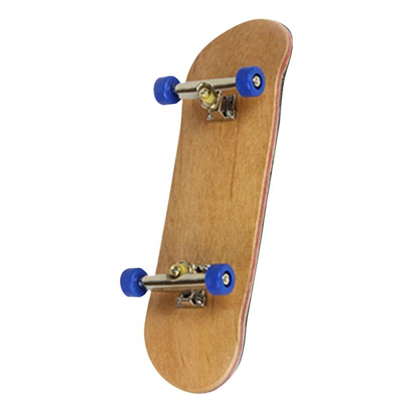 Holz Griffbrett Professionelle Finger Skateboard Holz Grundlegende Fingerboars Mit Lagerbier Rad Schaum Band einstellen Finger Skateboards: Blau