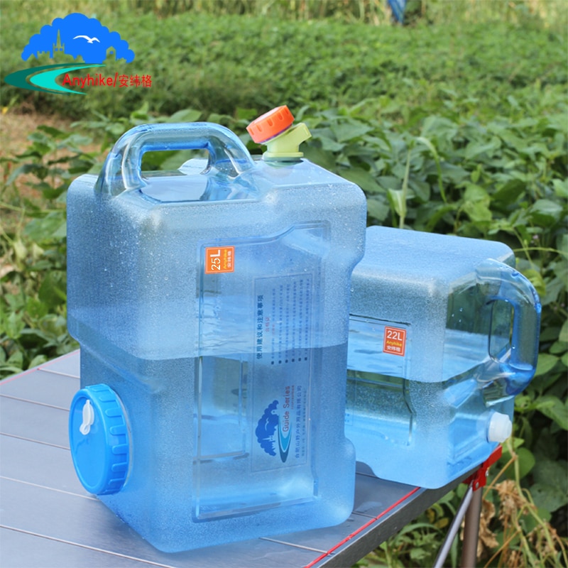 Outdoor water barrel PC food grade 22L/25L water bag plastic water storage tank vehicle domestic water storage bucket