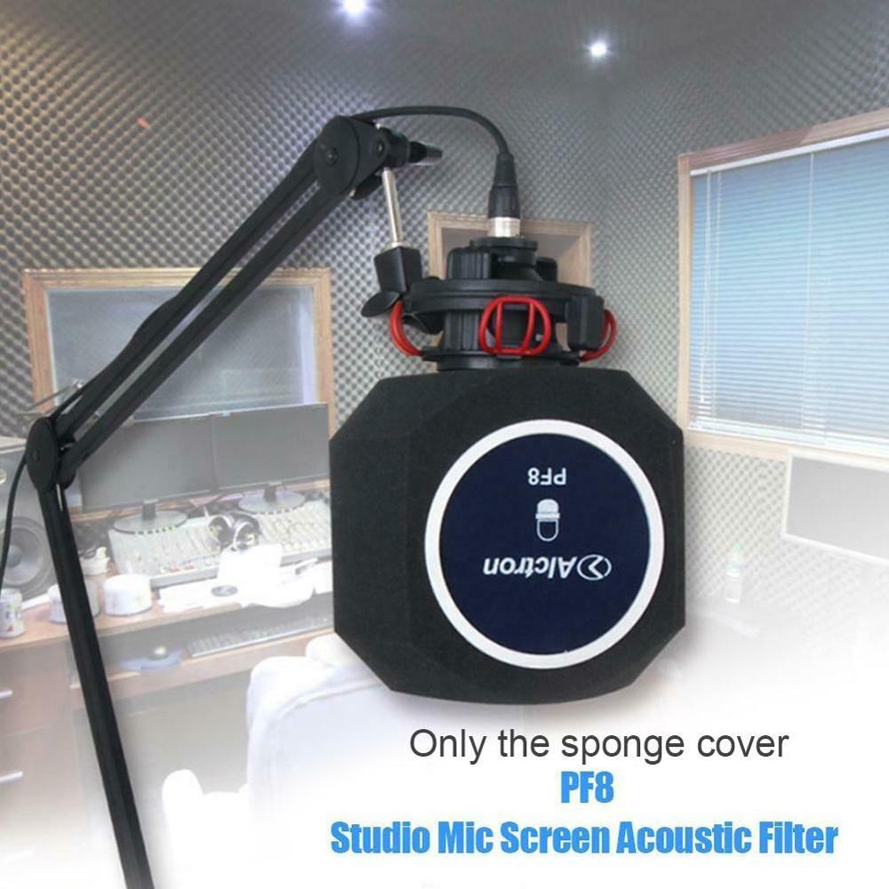Folding Studio Microphone Isolation Shield Recording Sound Absorber Foam Panel Soundproof Wall Stickers Sponge Studio Foam
