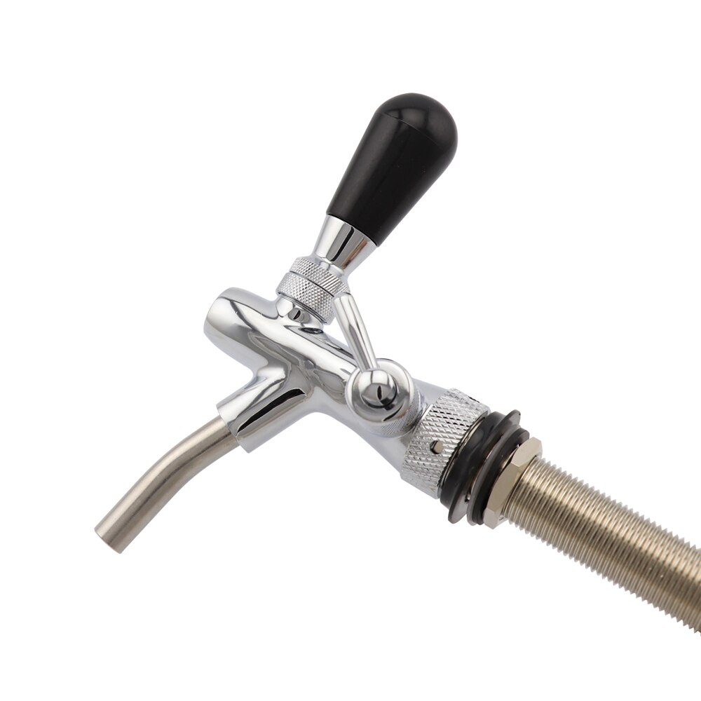 Adjustable Draft Beer Faucet 130mm Long Shank Homebrew Kegerator Fridge Kegging Beer Dispenser Tap Wine Soda Kit Bar Accessories