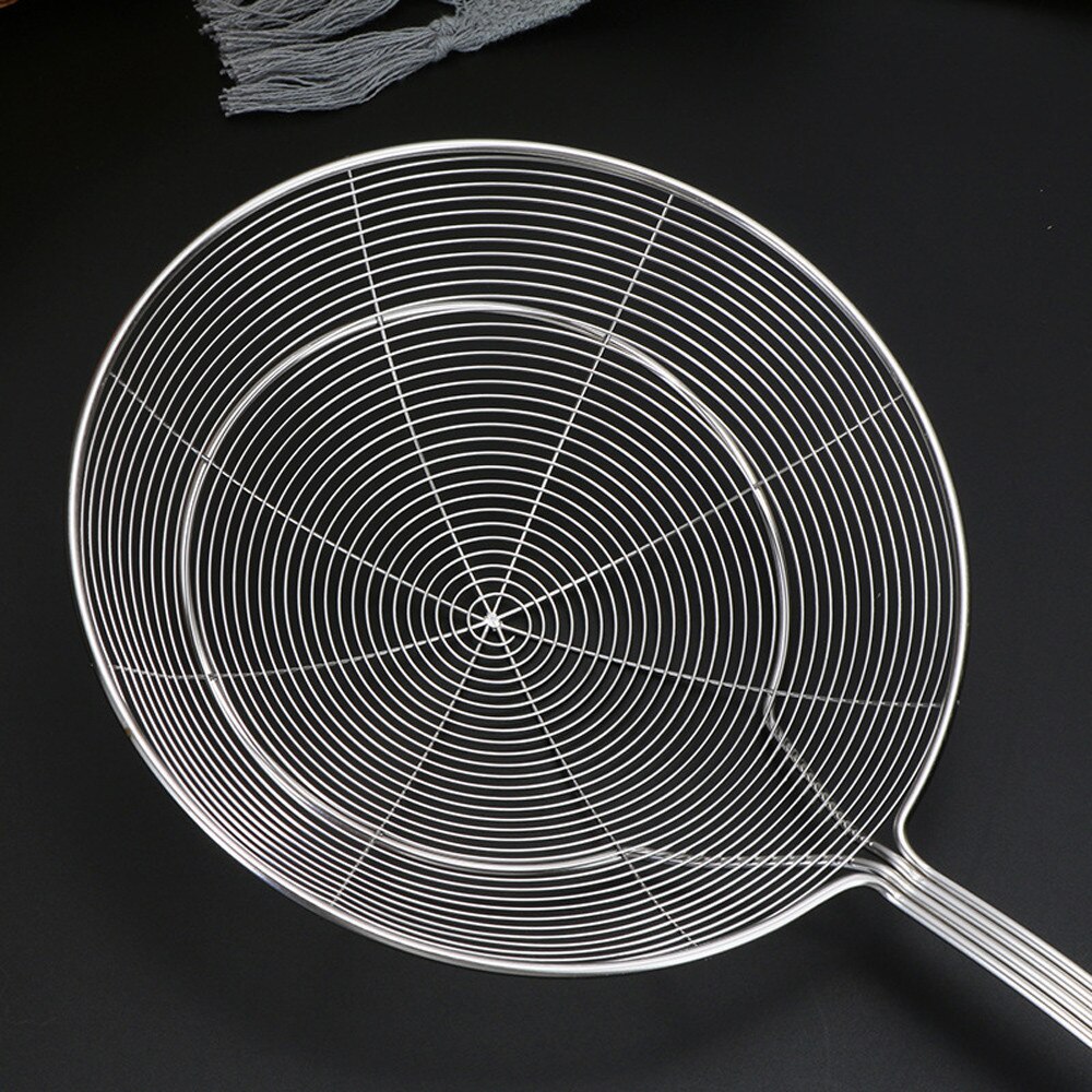 Spider Strainer Skimmer Ladle Stainless Steel Kitchen Utensil Tool French Fries Fish Frying Utensil Kitchen Accessories