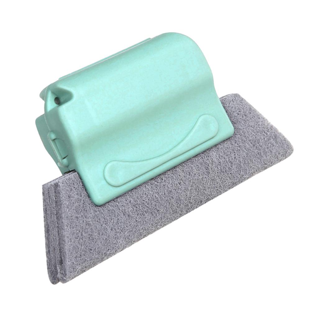 Window Groove Gap Cleaning Cloth Window Cleaning Brush Windows Slot Cleaner Brush Clean Window Slot Cleaner: Blue