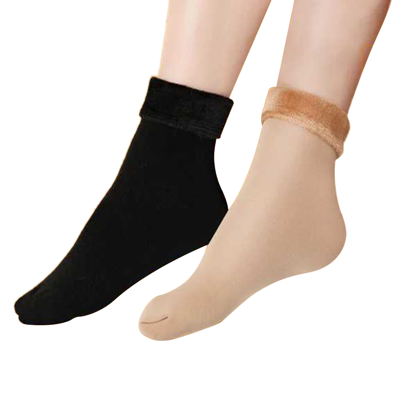 1 paio di calzini comodi in Nylon addensati calzini da donna da uomo calzini traspiranti per sport all&#39;aria aperta caldi invernali scaldamuscoli calza