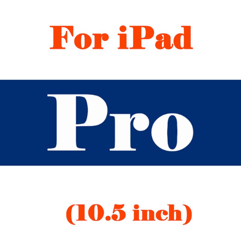 Tempered Glass For Apple iPad Air 2 1 Glass for iPad 2 3 4 Screen Protector Cover For iPad 9.7 Protective Glass Film: for pro 10.5 inch