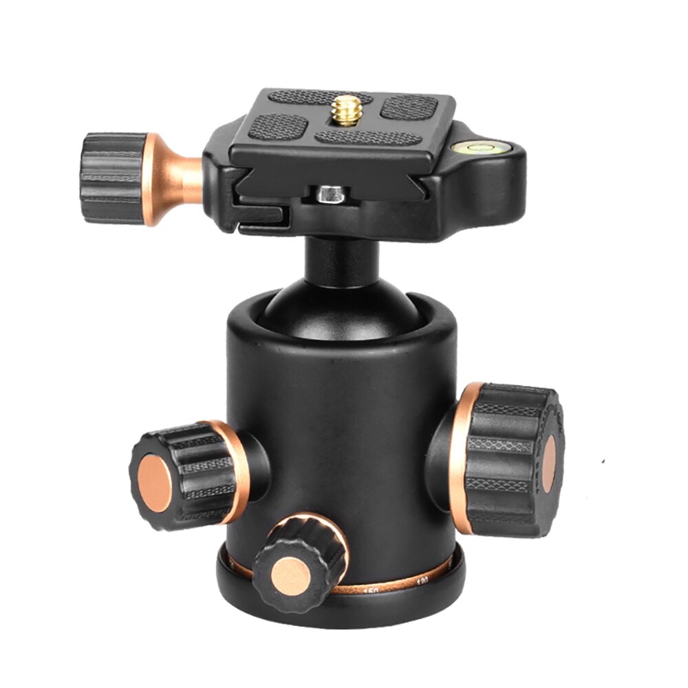 QZSD-02 aluminum alloy tripod ball head with camera quick release plate for tripod and digital SLR camera