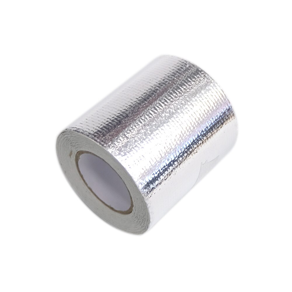 SPSLD-cinta reflectante de sellado de lámina de calor para tubo de escape, rollo de aluminio con respaldo, 5M