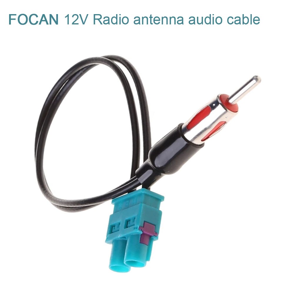 Auto Antenne Adapter Auto Stereo Fm Am Radio Antenne Adapter Kabel Fakra Z Male Naar Motorola Din Plug Connector Kabel 30Cm 1 Voeten F: Rood