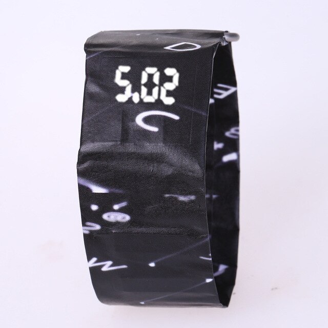 LED Clock Watch Waterproof Wristband Paper Watch Accessories Digital Paper Strap Watches Sport Watch Wristwatch: 10