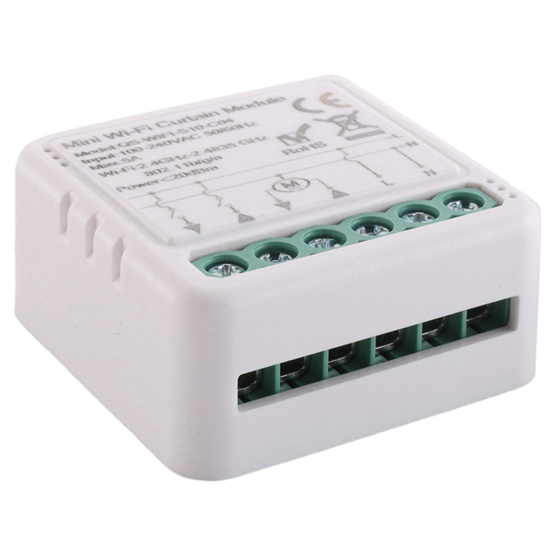 5X Tuya Smart Wifi Curtain Switch Module For Roller Shutter Electric Motor Smart Life APP Remote Control-Y47A