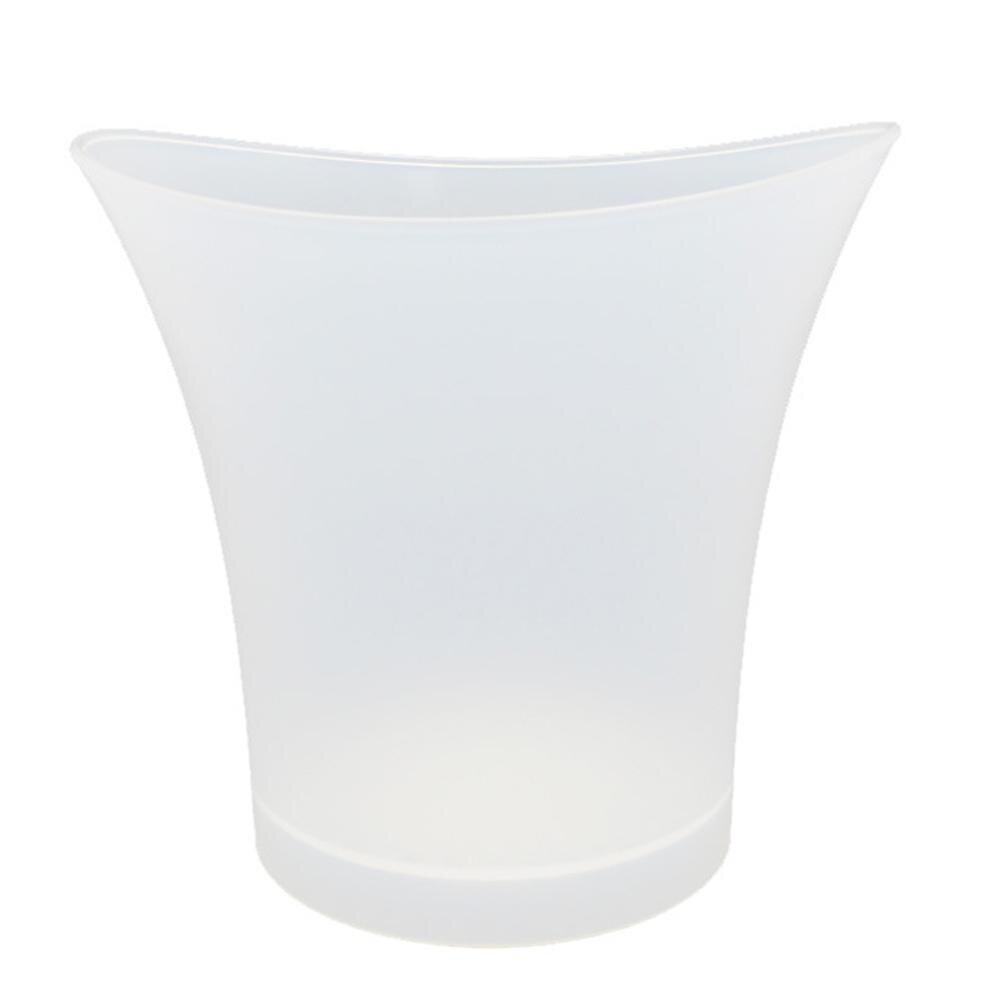 LED 3.5/5L Waterproof Plastic LED Ice Bucket Color Bars Nightclubs LED Light Up Champagne Beer Bucket Bars Night Party TB