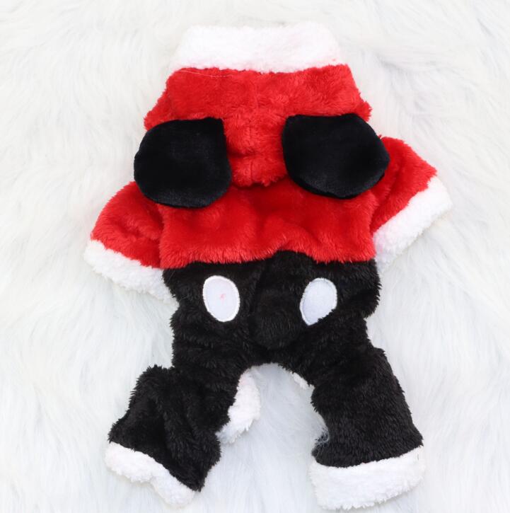 Winter warm Hund Kleidung Weihnachten Elch Kostüm für Kleine Mittelgroße Hunde Weiche Baumwolle Katze Anzug Haustier Gesamt Mantel Französisch Bulldogge hoodie: Ratte / M