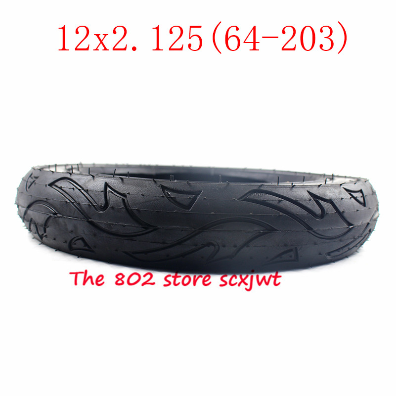 12x2.125 64-203 neumático con buena bicicleta Scooter neumáticos de cochecito tubo interior 12*2.125 neumáticos de scooter de gas: outer tire