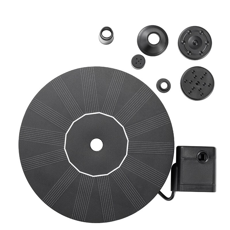 mini fontanna solarna basen staw fontanna-wodospad dekoracja ogrodowa zewnętrzny ptak kąpiel zasilana energią słoneczną fontanna pływające robić wody: Default Title