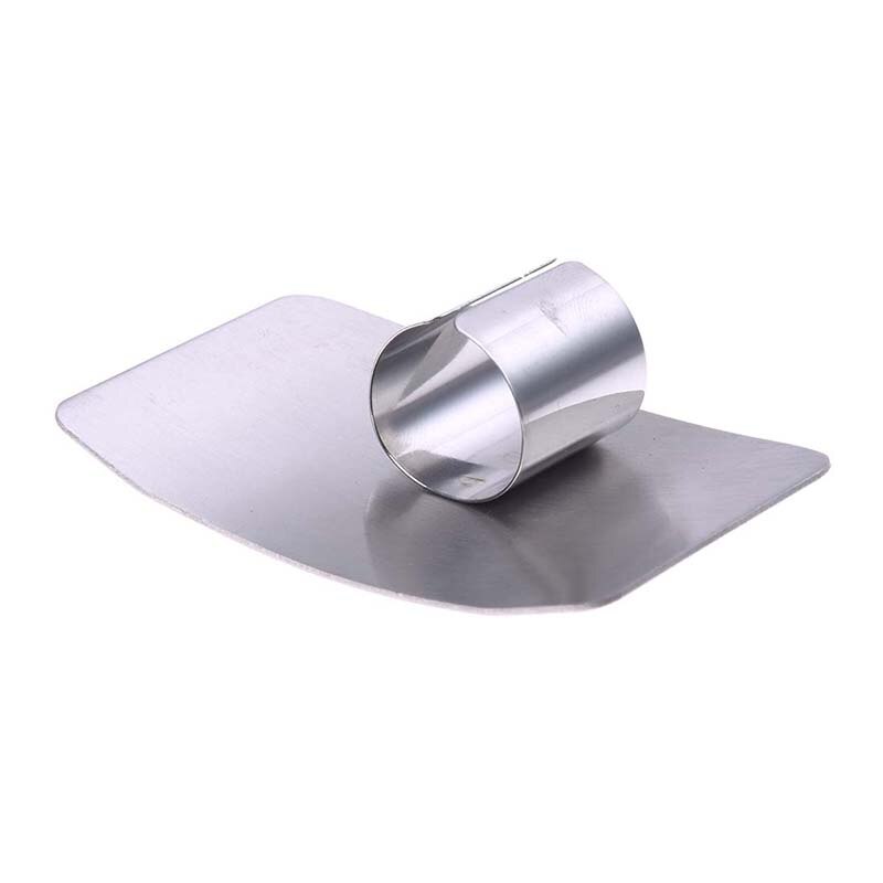 Stainless Steel Finger Hand Protector Guard Chop Safe Slice Knife Kitchen Tool: Default Title