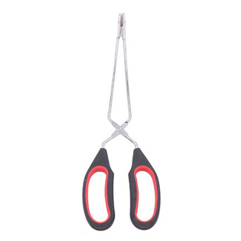1pc multifunktionella saxtång långhandtag bbq brödstekt tång klämmor utomhus picknick mat sax tång 23.5/28/33cm hållbara: 330mm