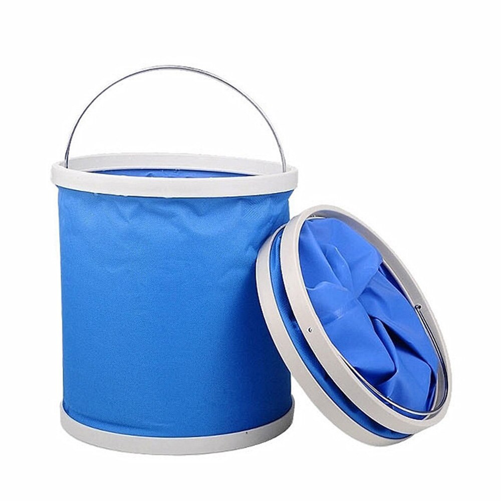 Folding Bucket car travel fishing large portable retractable washing bucket brush car compression bucket