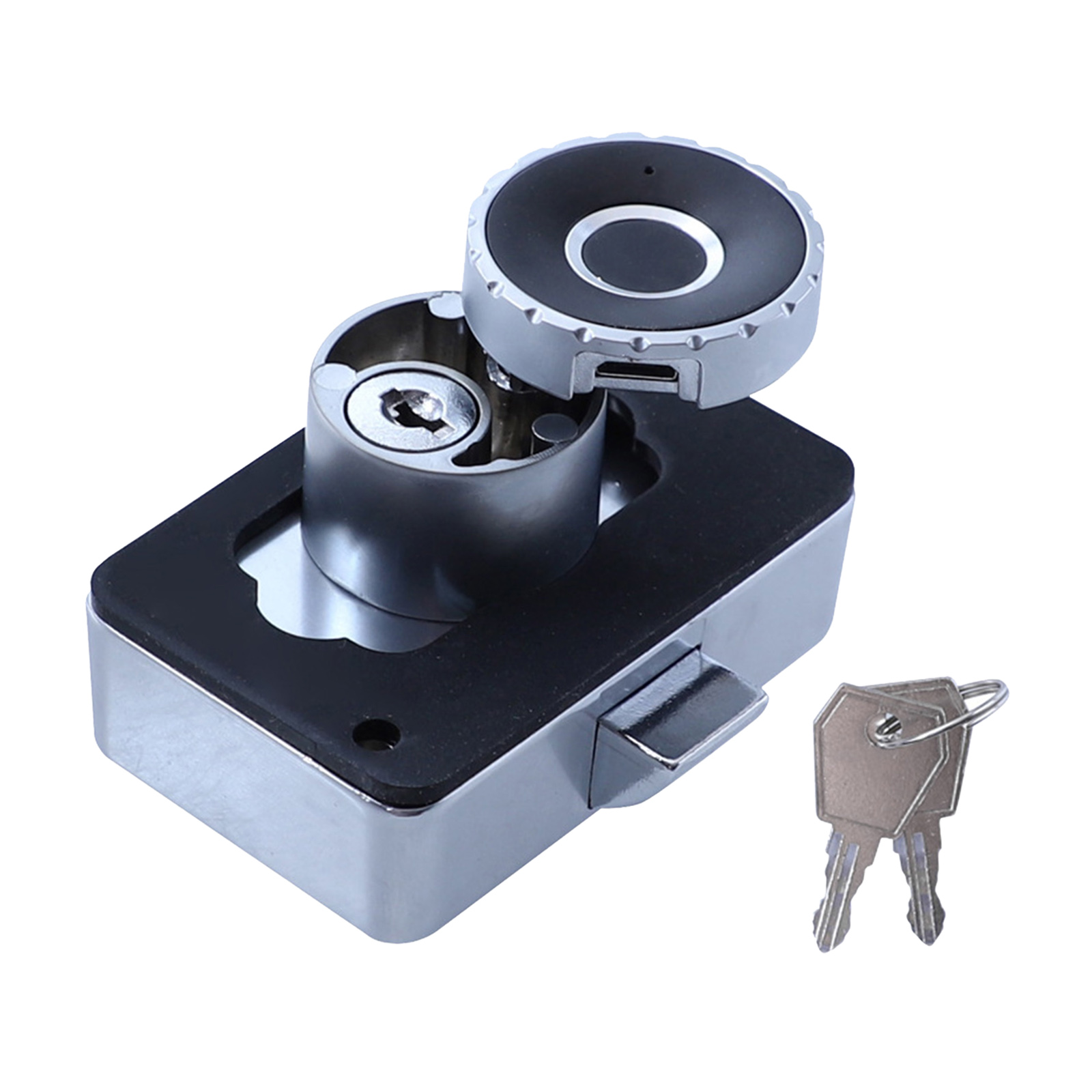 Vingerafdruk Slot Kastdeur 2-In-1 Lock Usb Oplaadbare Voor Home Office