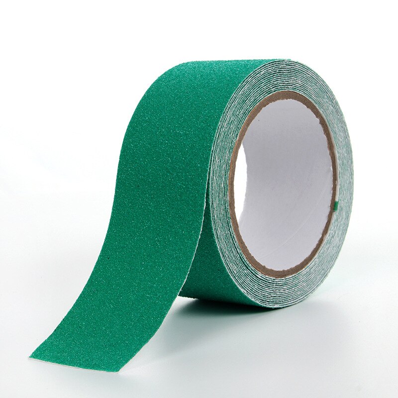 Ruban adhésif antidérapant d&#39;extérieur, 5M, bande de Traction antidérapante à haute Friction, adhésif abrasif pour escaliers, marche de sécurité: green / 25mm x 500cm