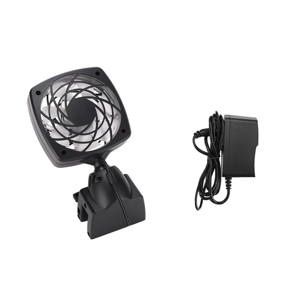 Ventilador de Acuario, enfriador, sistema de refrigeración para sal, agua dulce, Control de temperatura, accesorios de acuario: EU