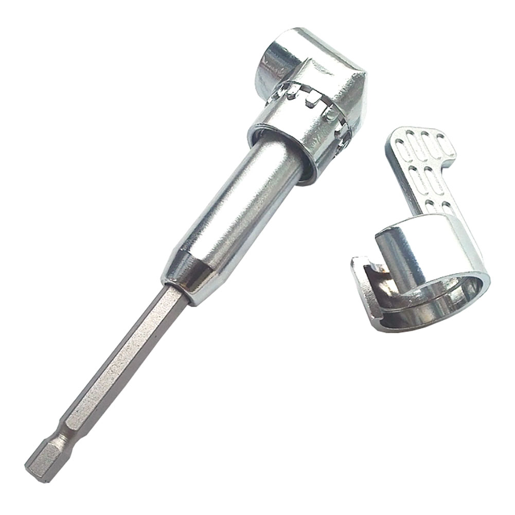 Drill Socket Adapter Screwdriver Socket Holder Adapter Adjustable Bits Drill Bit Angle Adapter Hand Tool 1/4inch Hex Bit Socket