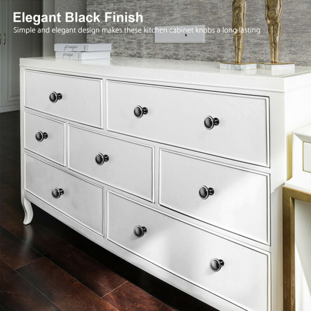 20Pcs Aluminum Alloy Cabinet Door Handles Drawer Pulls Knobs Bathroom Kitchen