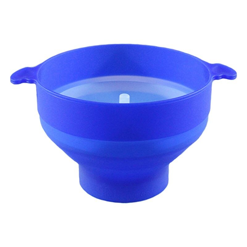 Folding Silicon Microwave Air Popcorn Bowl Kitchen Simple Tool Diy Popcorn Barrel Bowl Machine: B