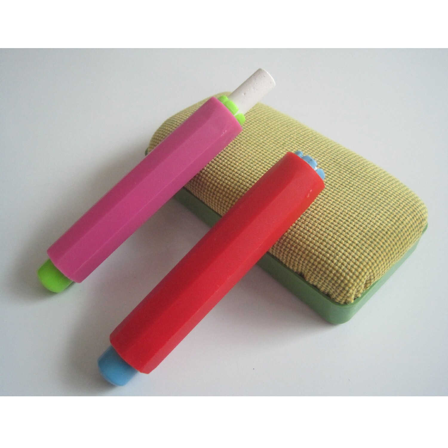 Tiza de Colores no tóxica sin polvo para escuela, aula, hogar, oficina, suministros de papelería, accesorios, 24 Uds.