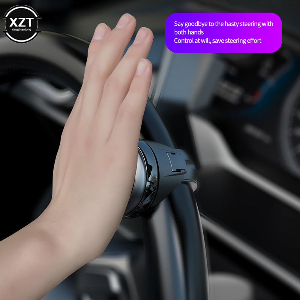 Booster di rotazione universale a 360 gradi per volante girevole per auto cuscinetto in metallo maniglia di alimentazione a forma di sfera Helper Hand Control