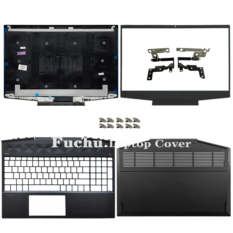 für HP Pavillon 15-dk 15t-dk TPN-C141 Laptop LCD-Rückseite Vorderseite blende Scharniere Tastatur Handballen auflage Kühlkörper Boden gehäbenutzen