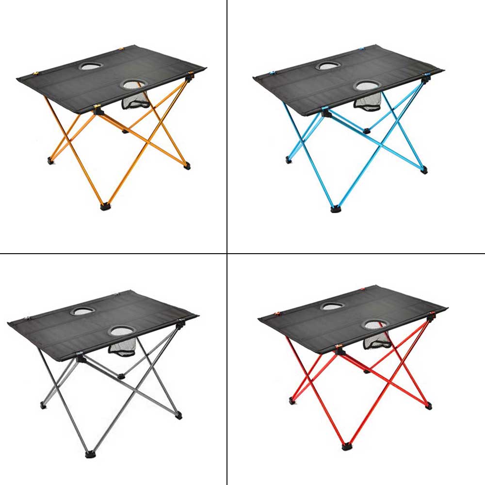 Portable Foldable Table Outdoor Camping Ultralight Aluminum Table BBQ Picnic 6061 Hiking Desk Fishing Ultra Light Folding Desk
