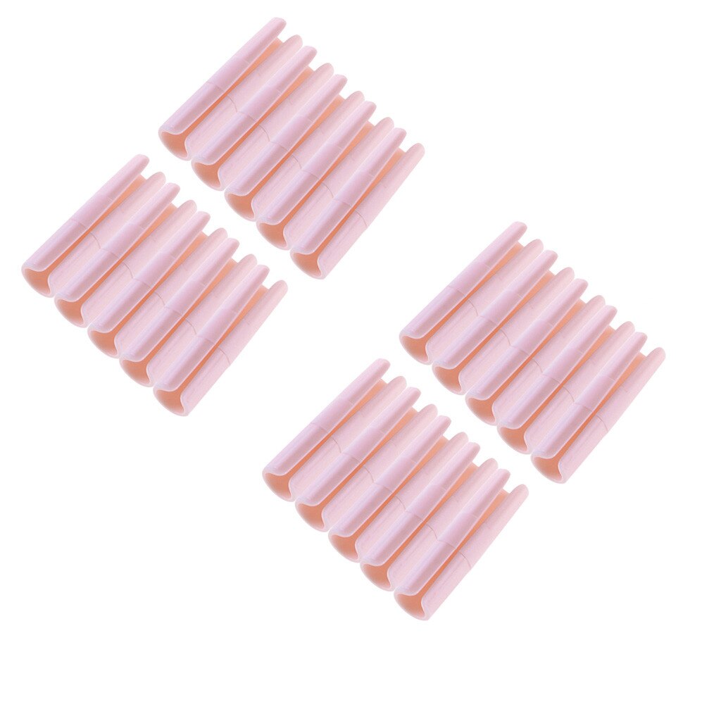 20PCS Multifunction Anti-Skid Bed sheet Clip Household bedsheet Quilt Corner Clamps Food Clip snack seal clips Holder For Home: Pink