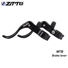 Ztto par de alavancas de freio de bicicleta, com cabo de alavanca de câmbio para engrenagem fixa de bicicleta de estrada, adjunto v, peças de freio e ciclismo alça 22.2mm
