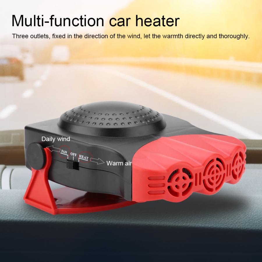 Cold air heater Portable 12V 150W Car Windshield Window Defroster Ceramic Heater Cooler Fan Electric Hand Heater Warmer