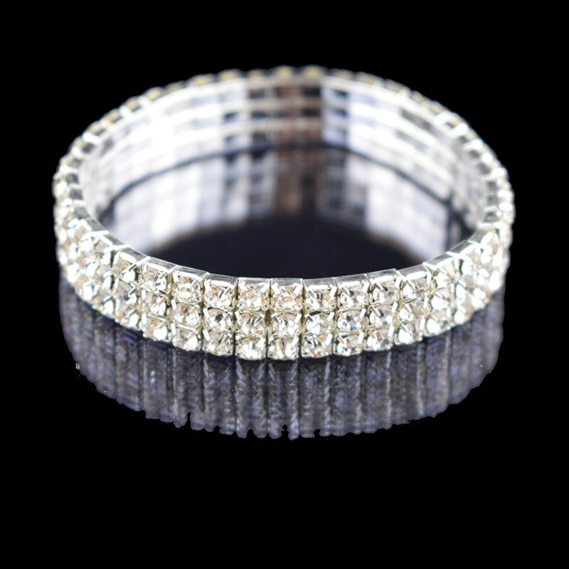 mehrere stile Kristall strecken Glanz Armbänder Für Frauen paar Girlsfriend Armreifen Hochzeit Braut