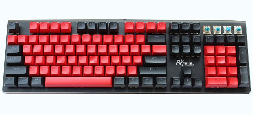 104-key SA Profile Thick ABS Keycaps Double Shot Top Shine Thru ANSI for Cherry MX Switches Mechanical Keyboard