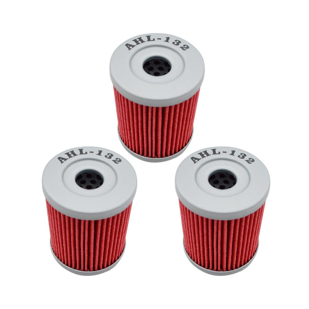 3 uds. De filtro de aceite para SUZUKI AN250 Burgman 250 DR125 1999 DR 2007 SE Raider DR 1997 DR200 125: 3pcs R