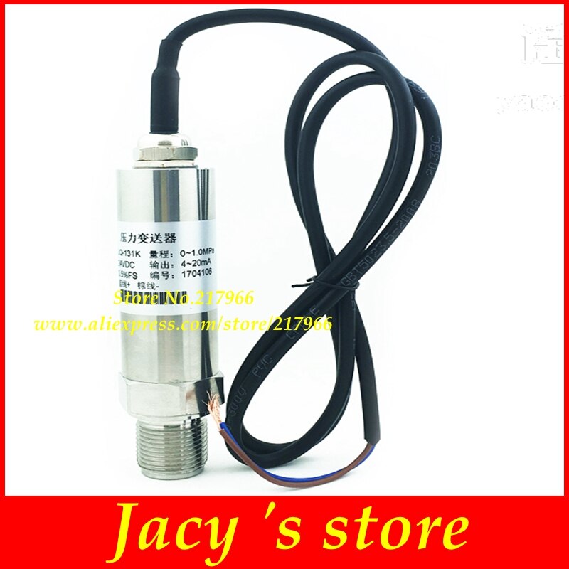 waterproof Diffusion Silicon Pressure Transmitter water oil fuel Pressure Sensor Level Transmitter 4-20ma miniature small