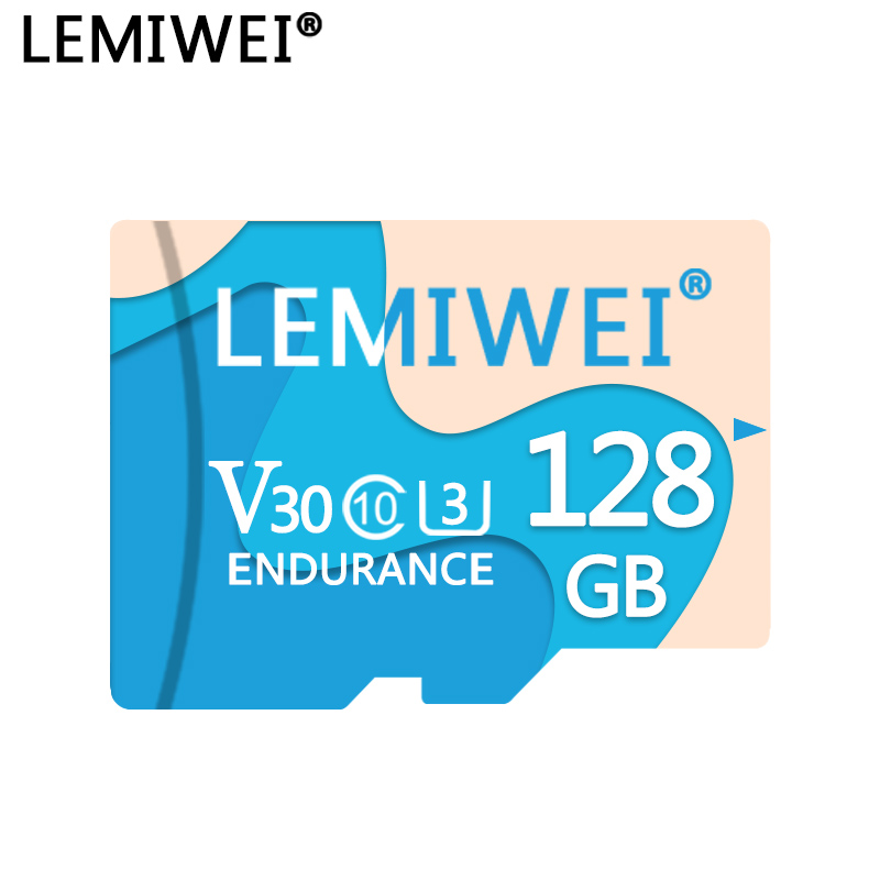 LEMIWEI Memory Card 128GB Milk blue TF Flash Card 64GB 32GB 16GB High Speed Class 10 UHS-III Memory Card For Driving Recorder