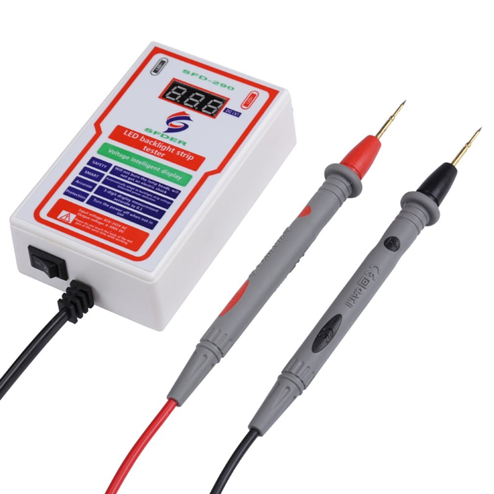 0-300V Output LED Tester LED TV Backlight Tester Multi-Function LED Strip Bead Test Tool Detector Repair Tools