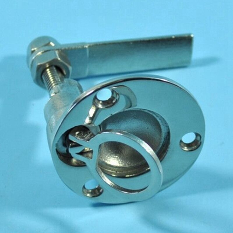 2 stks Ronde Flush Pull Slam Klink Voor Boot Marine Dek Luiken Lift 2 stks Ronde Flush Pull Slam Klink Voor Boot Marine Dek Luiken Lift