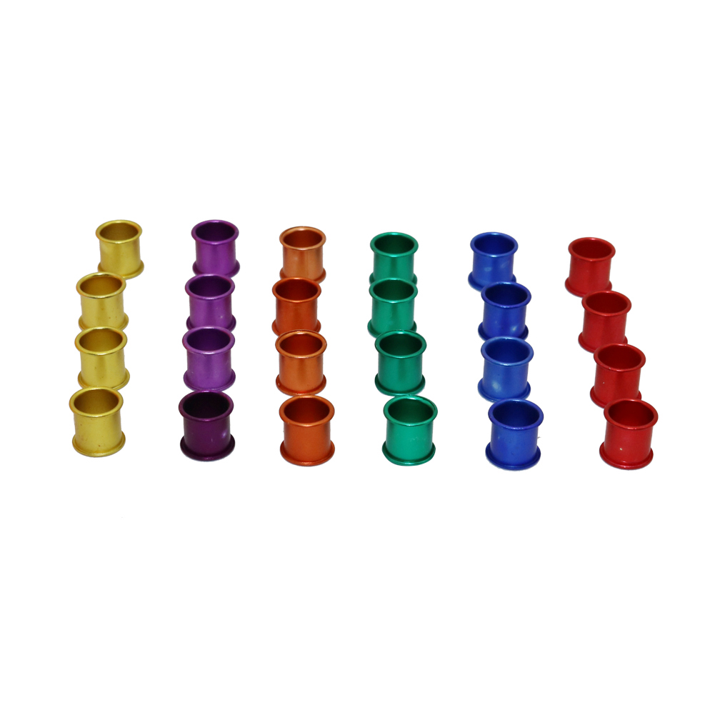 8X9.5Mm Vogel Ring Identificatie Vliegduiven Kleur Ring Vogel Gereedschap Aluminium Duif Voetring Vogel Gereedschap Duif levert