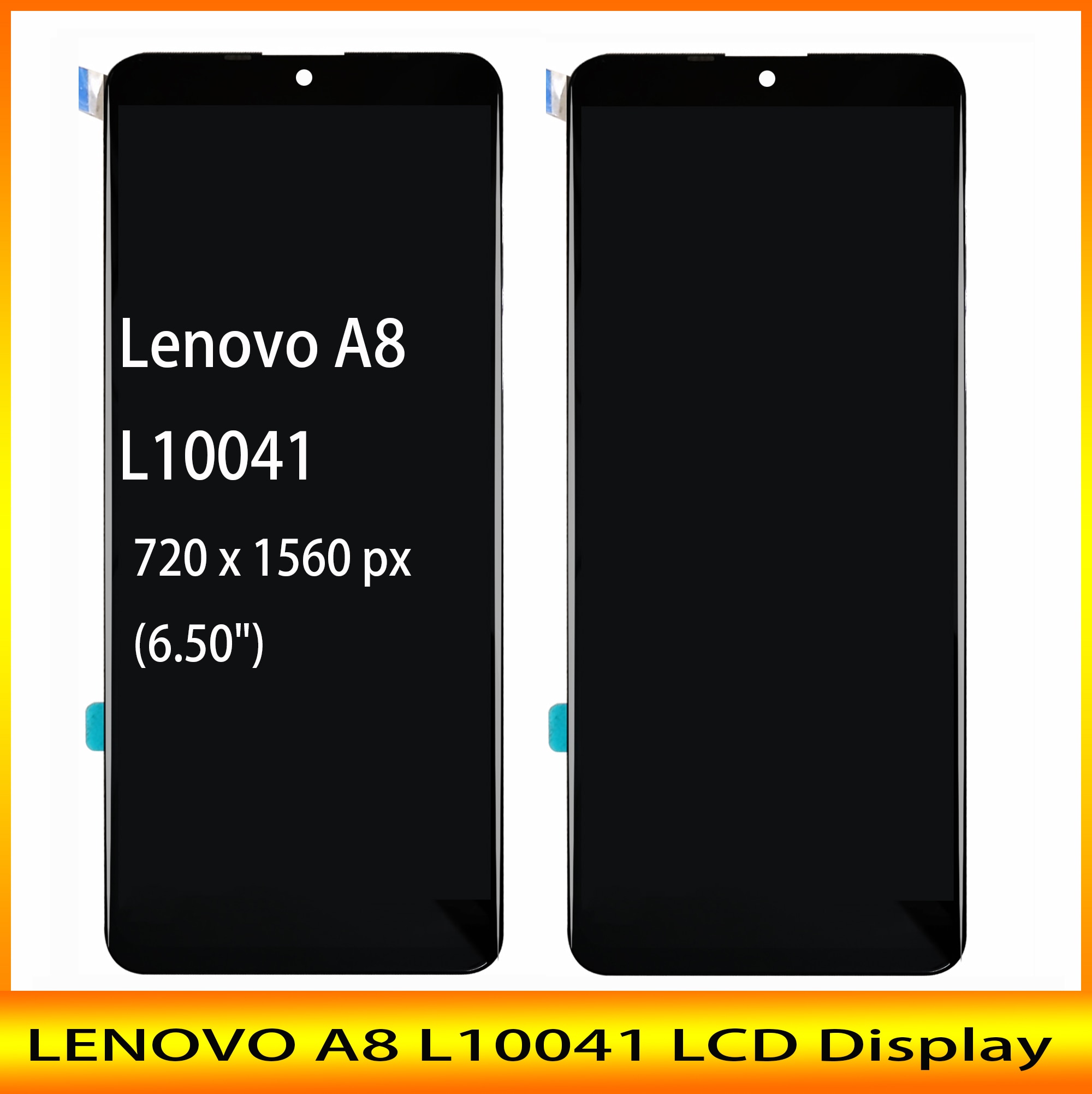 Originele Lcd 6.5 "Voor Lenovo A8 L10041 Lcd-scherm Touch Sensor Digitizer Tape & Tool