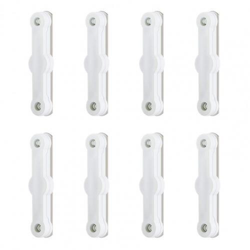 Non-marking Glue 8Pcs Useful Window Grids Snap Fastener Plastic Retaining Clips Adjustable Home Supplies: Default Title
