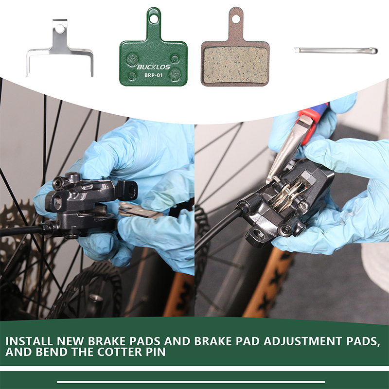 BUCKLOS Ceramic Brake Pads for B01S Road Mountain Bike Hydraulic Brake Pads Wear-resistant Bicycle Brake Pad for MT200 M525 M395