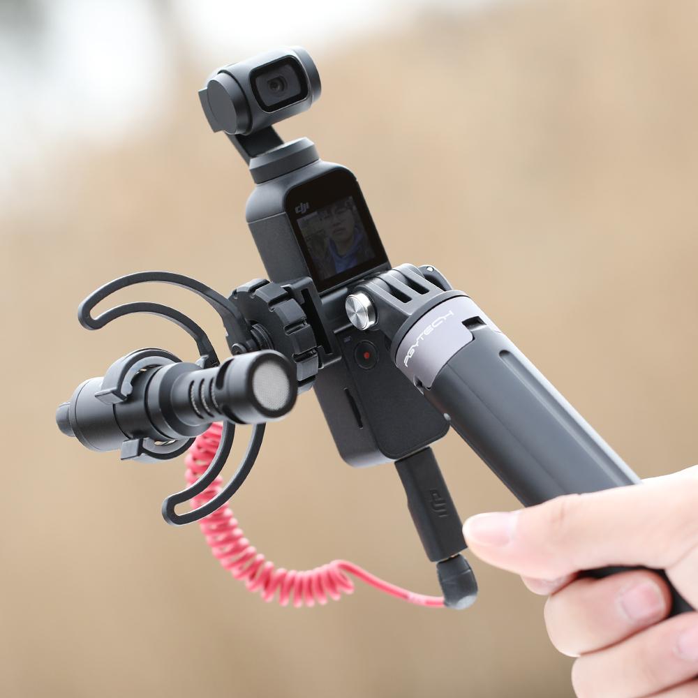 PGYTECH DJI POCKET 2 Adapter uchwyt na telefon plecak klip statyw do Selfie dla DJI Osmo kieszeń/kieszeń 2 akcesoria