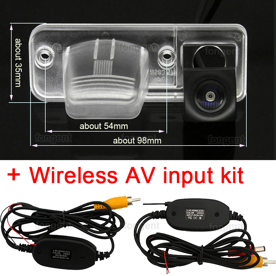 Voor Volkswagen Vw T4 Multivan Transporter Caravelle Business 1990 2000 2001 2002 2003 Auto Achteruitrijcamera Auto Reverse Back Up camera: fish eye wireless