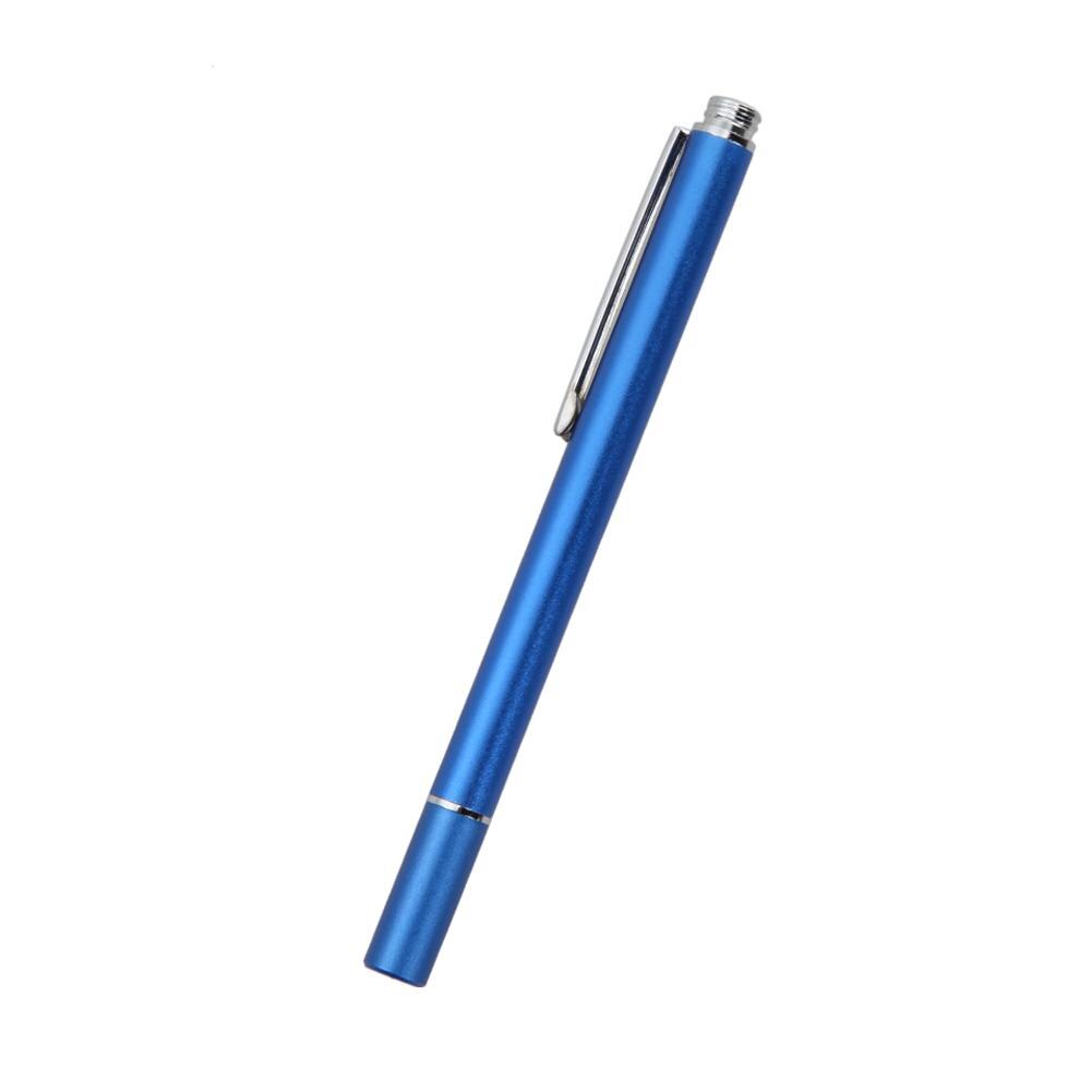 Tablet stylus penna fin spets rund tunn spets kapacitiv stylus penna surfplatta pekskärm pennor för iphone ipad samsung: Blå