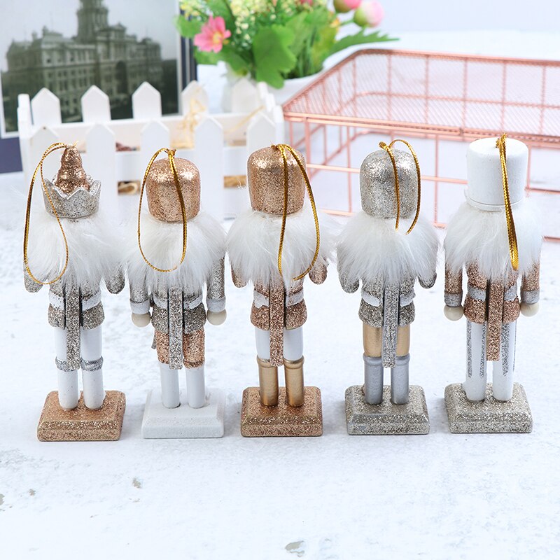 12cm træ nøddeknækker solider figur model dukkedukke håndværk til børn jul hjemmekontor indretning display 1pc